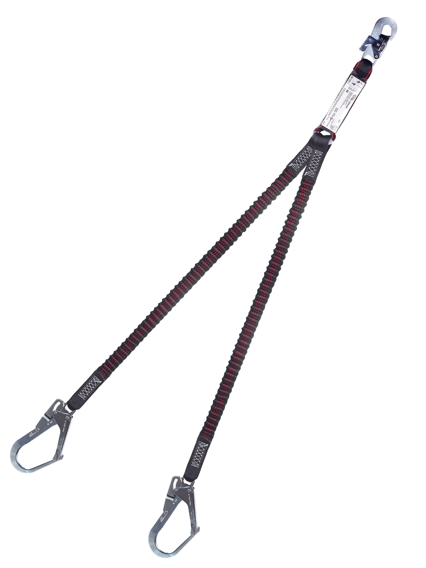 UNYC® Equipo de amarre doble elástico con conectores y absorbedor